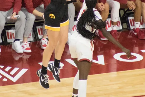 Iowa 67 vs. Iowa State 58, December 6, 2023. Clark: 35 pts, 9 rebounds, 5 assists.