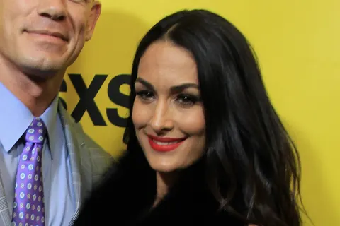 John Cena and Nikki Bella at SXSW Red Carpet premiere of BLOCKERS