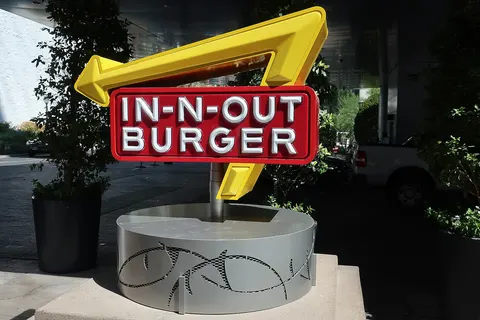 Sign at In-N-Out Burger in Las Vegas, Nevada