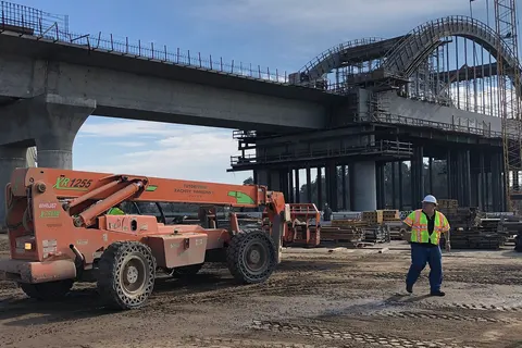 In the SJV, 3,500 construction workers have been dispatched to work on 119 miles of #HSR infrastructure on 30 active sites. More than 500 small businesses were put to work because of this project. The evidence clear, High Speed Rail drives economic growth. #IWillRide