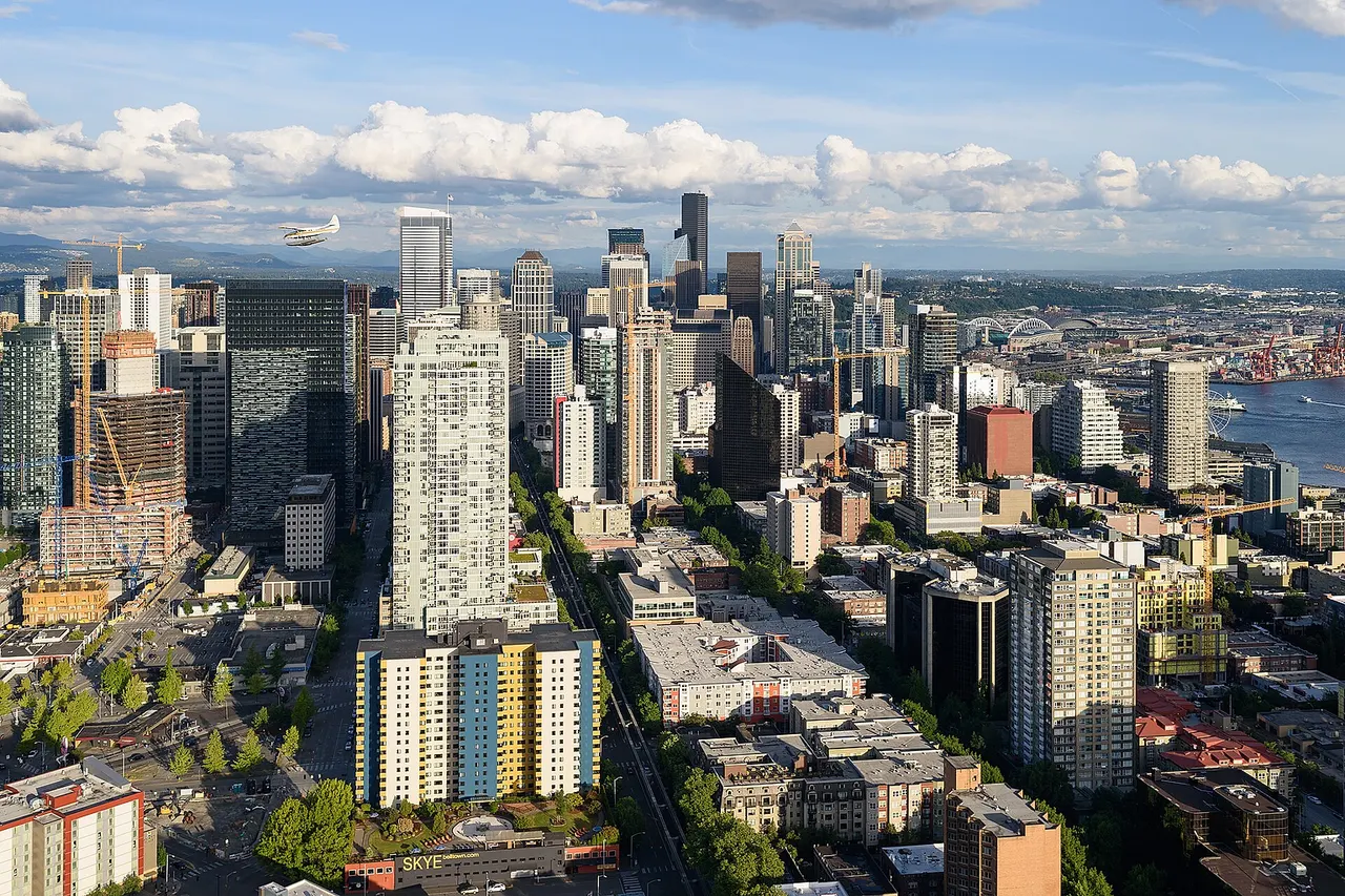 View from Space Needle , Seattle .
