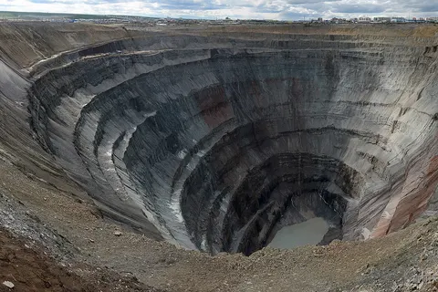 Mir mine . Mirny . The Republic of Sakha (Yakutia) . Far Eastern Federal District . Russia.