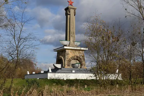 Red Army monument in Mikolin (Nikoline), Silesia, Poland