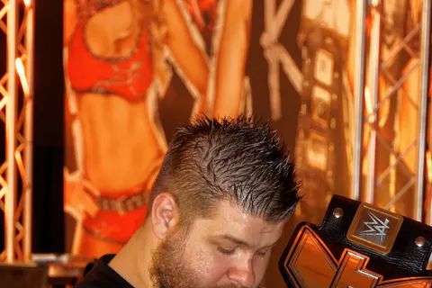 Kevin Owens with NXT Championship in March 2015
