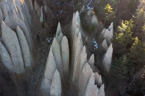 Earth pyramids in Steinegg (Karneid, South Tyrol, Italy)