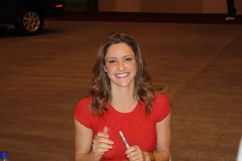 Jill Wagner (the Mercury girl) at the 2010 St. Louis auto show