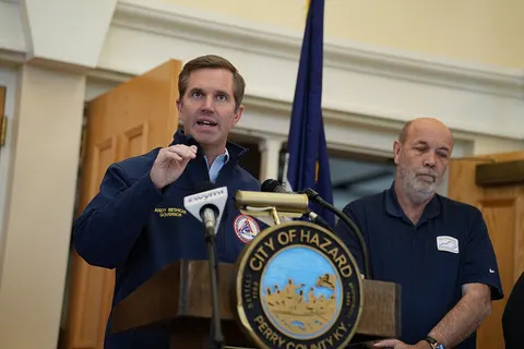 Andy Beshear in Hazard, KY