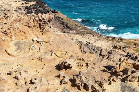 Solution pipes (Petrified Forest), Cape Bridgewater , Victoria , Australia