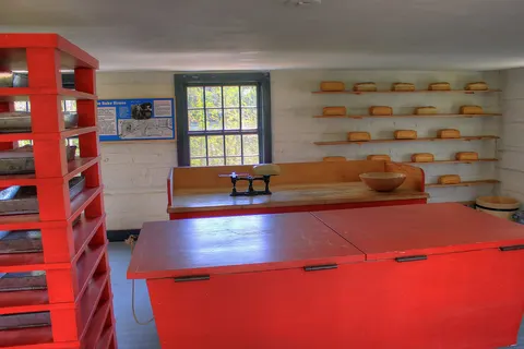 Free Public Domain Photos of Fort Wilkens Historic State Park, an old fort built on Michigan's Keweenaw Peninsula after the copper rush in the 1840s. The fort i A mess hall with lot of bread at Fort Wilkens State Park, Michigan