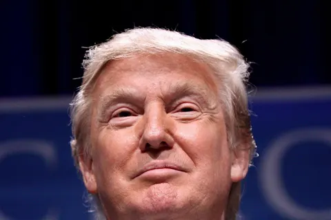Donald Trump speaking at CPAC in Washington D.C. on February 10, 2011.