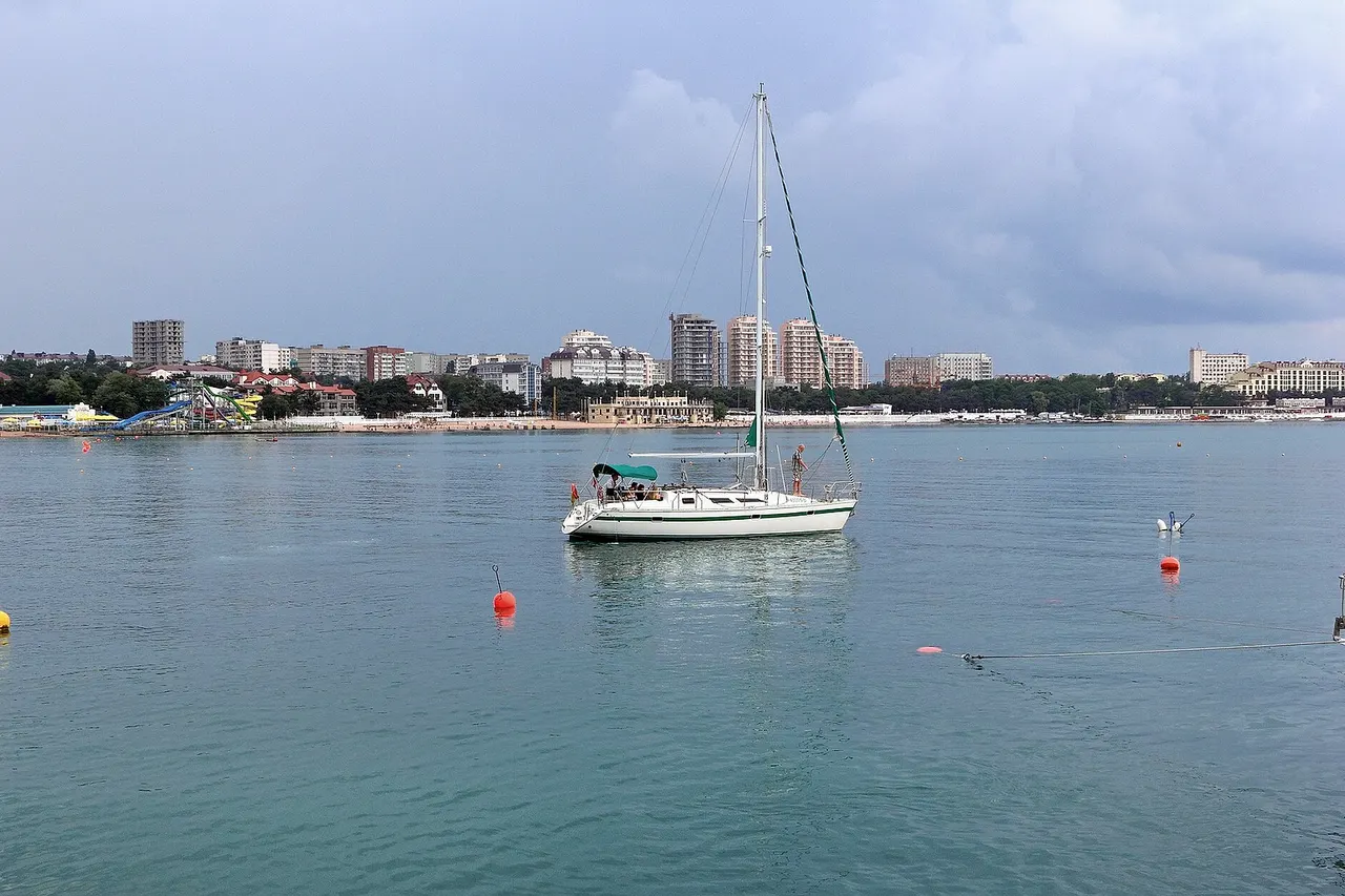 Gelendzhik. Black Sea. Yacht