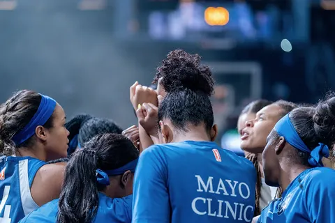 Minnesota Lynx vs Las Vegas Aces at Target Center in Minneapolis, MN on June 1 2019; the Aces won the game 80-75. Please attribute to Lorie Shaull if used elsewhere.