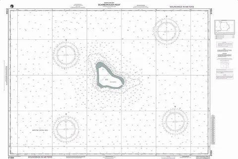 Nautical chart of the South China Sea: Scarborough Shoal