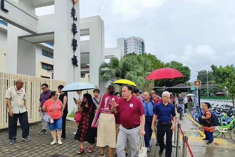 PAR Lim Tean at Nomination Day, Kong Hwa School