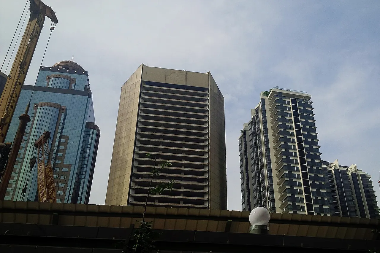 Bangunan MAS - Former Malaysia Airlines head office building in Kuala Lumpur, Malaysia in October 2013