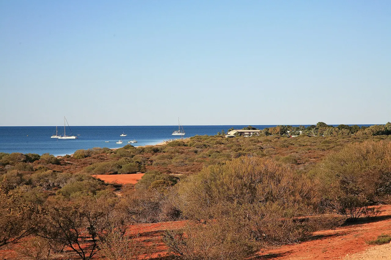 Denham ist der einzige Ort im Bezirk Shark Bay auf der Peron-Halbinsel von Western Australia (Fläche 24.140 Quadratkilometer, Bevölkerungsdichte 0,04 Einwohner je Quadratkilometer).