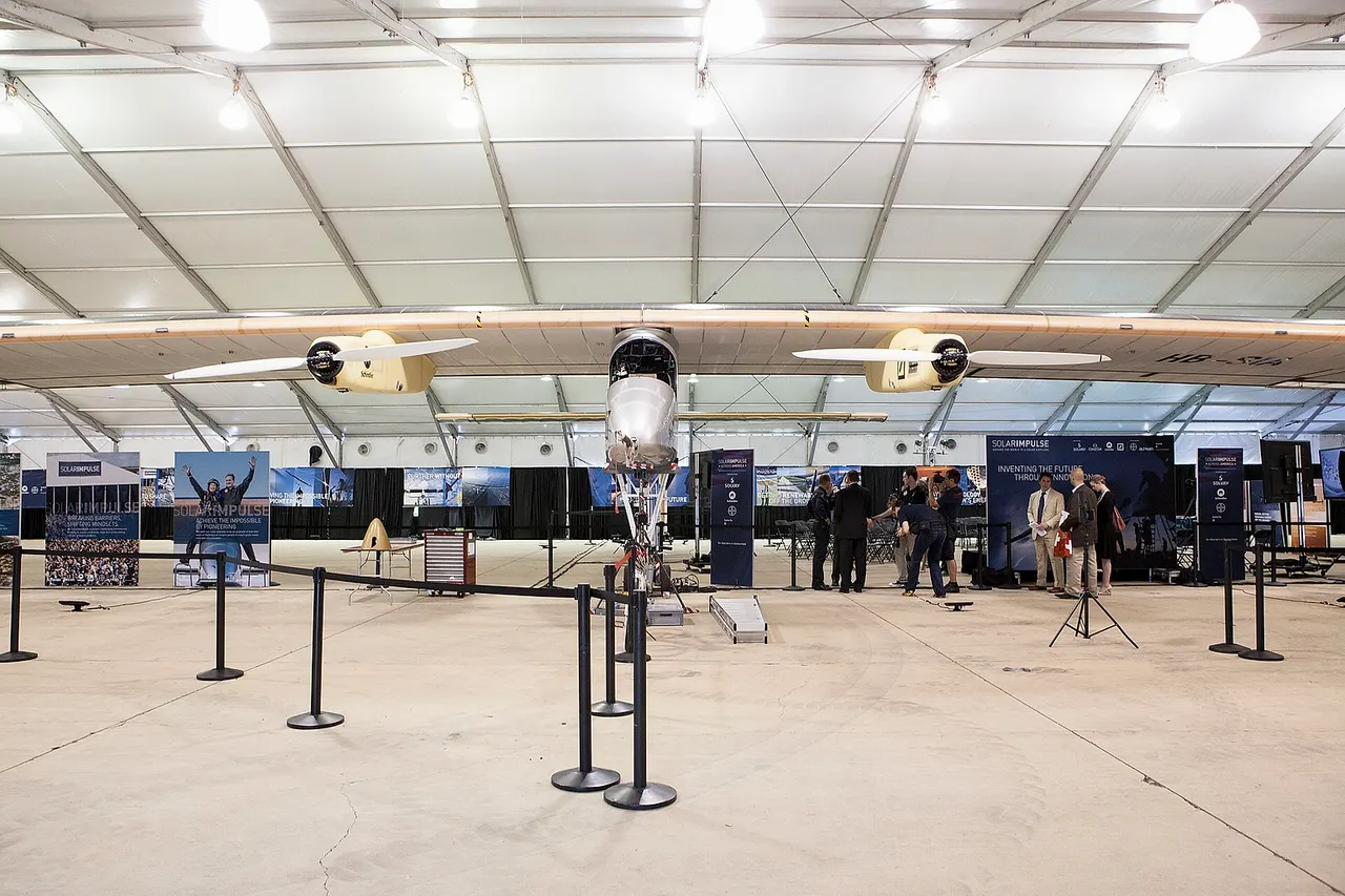 The solar-powered plane boasts a wingspan of 208 feet, but weighs about as much as the average car. The plane took off from Cincinnati, Ohio, on June 15 and arrived in Washington, D.C., on June 16. Photo by Sarah Gerrity, Department of Energy.