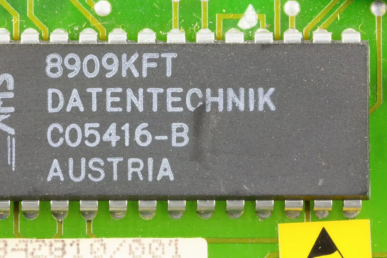 DOV-1X - ams Datentechnik C05416-B on printed circuit board. Package: DIP 28
