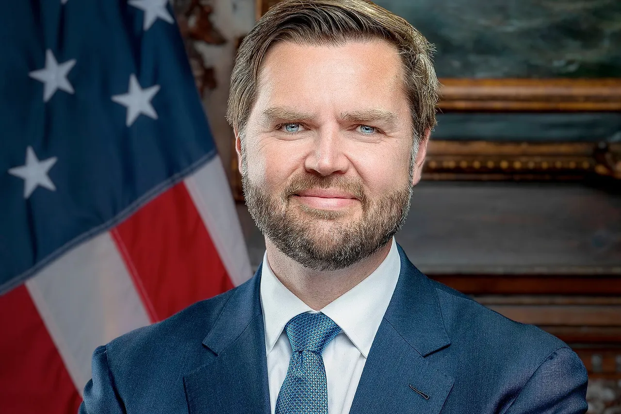 Official Portrait of JD Vance in January 2025.