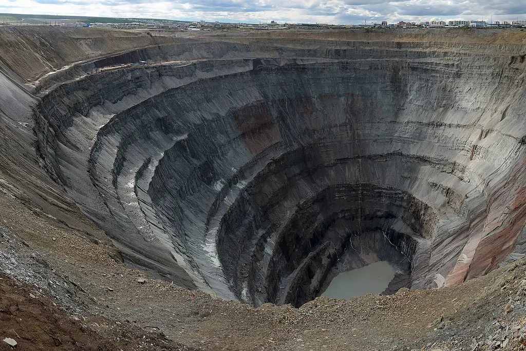 Mir mine . Mirny . The Republic of Sakha (Yakutia) . Far Eastern Federal District . Russia.