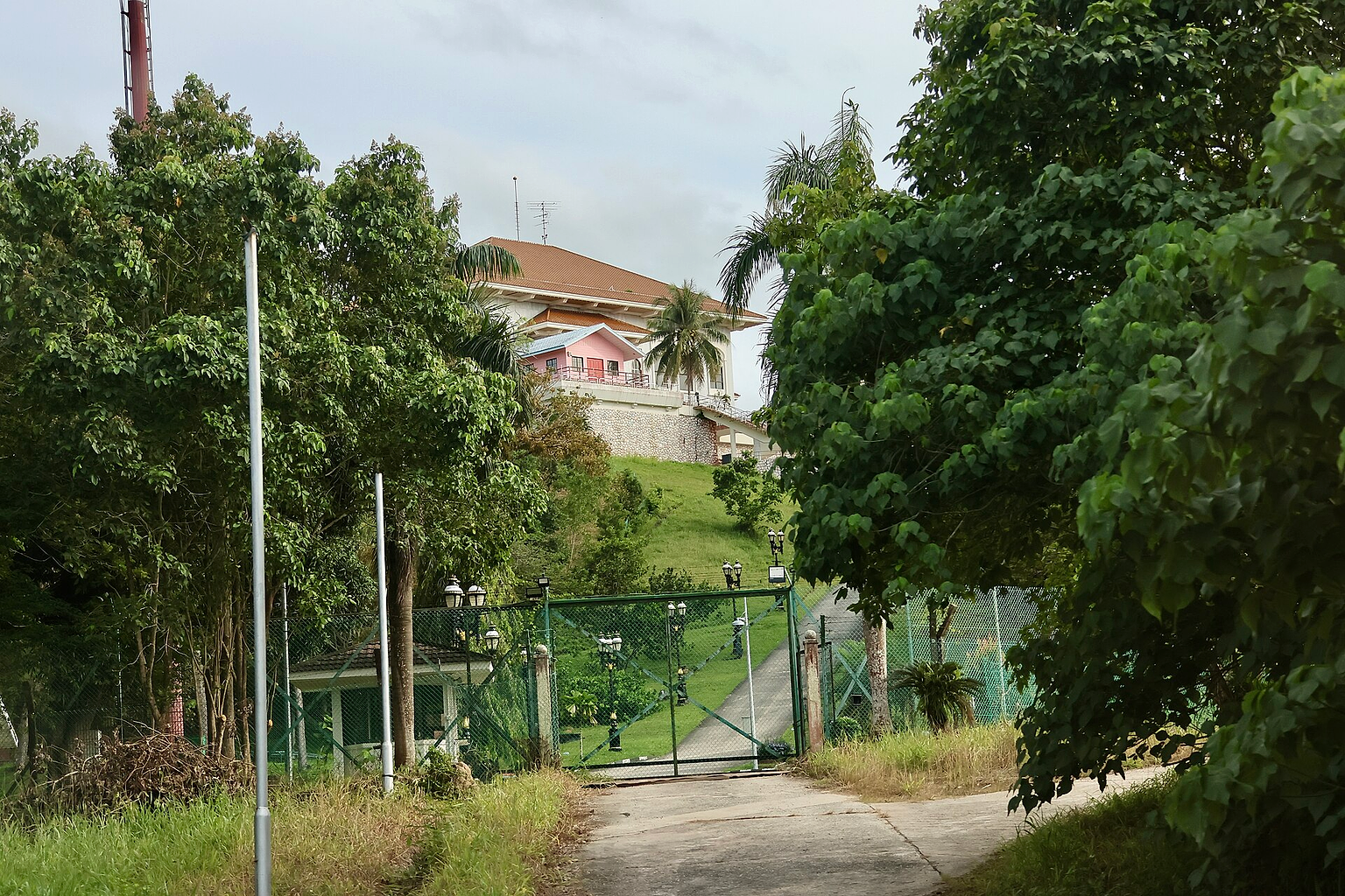 Istana Nurul Izzah from Muara-Tutong Highway on 12 January 2025.