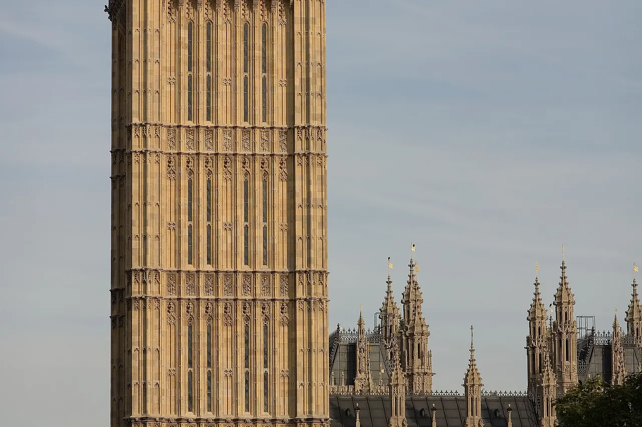 The Clock Tower of the Palace of Westminster, colloquially known as "Big Ben", in Westminster, London, England.