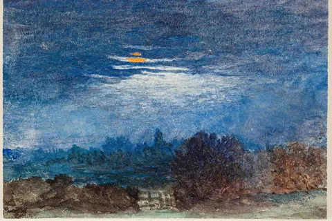Offered for sale by Abbott and Holder in September 2020 when it was described as "Night scene Watercolour and gouache. Provenance: The Newall Collection, Christies, 13, 14 December 1979, Album, lot 249. 3.25x4.75 inches."