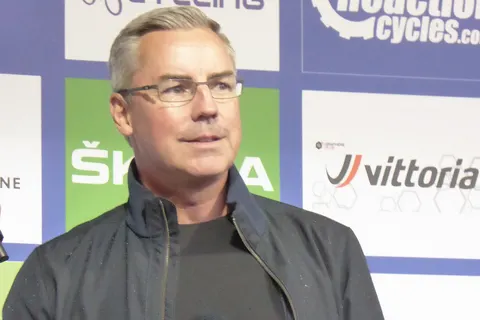 Brian Smith, pictured at the 2016 Tour of Britain team presentation in Glasgow on 3 September 2016.