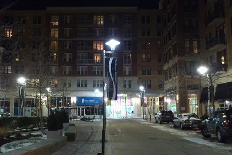 Retail/residential court off Broad Street (Route 7), Falls Church, Virginia