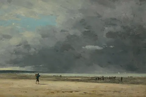 Deauville, marée basse