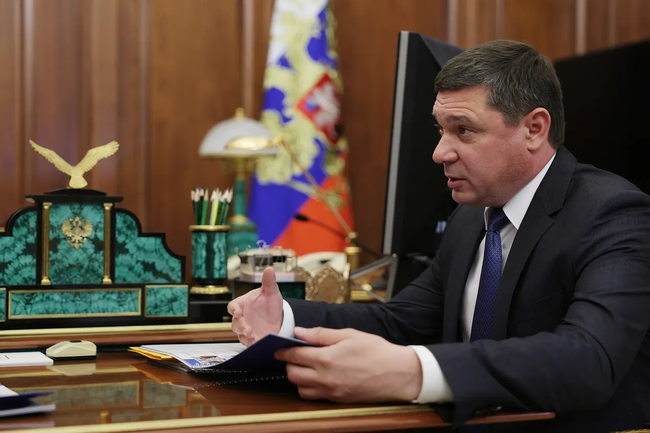 Meeting with Acting Governor of the Tambov Region Yevgeny Pervyshov