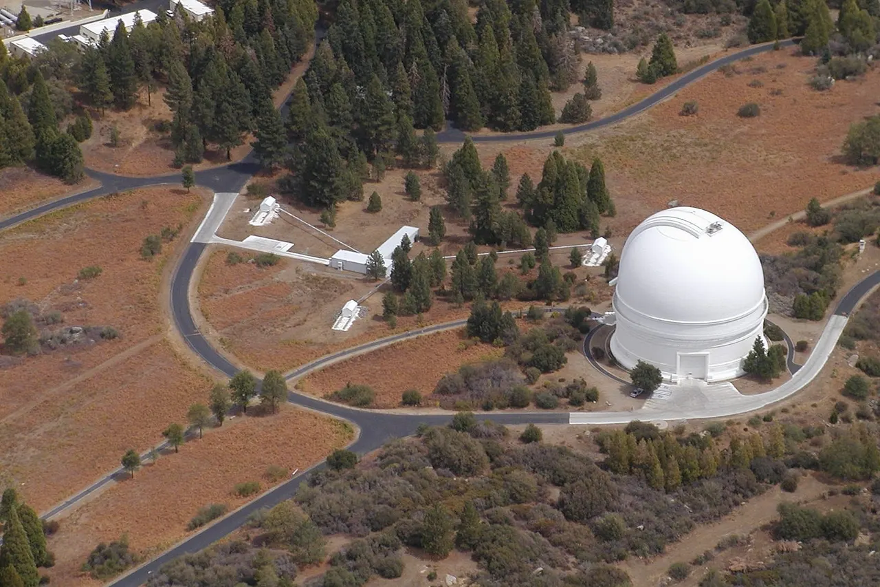 Aerial view of the Palomar Testbed Interferometer