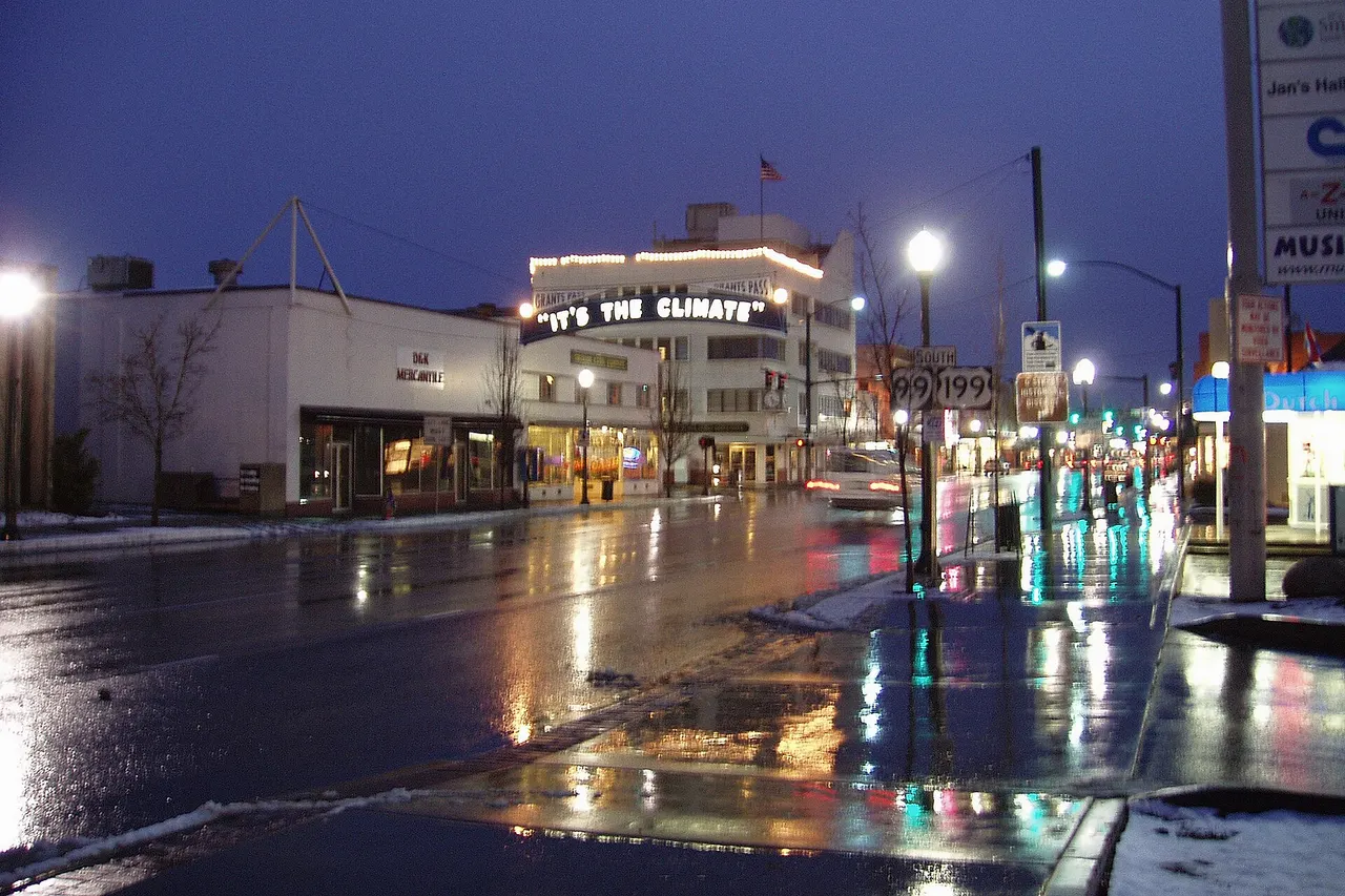 The "It's The Climate" sign in Grants Pass, Oregon
