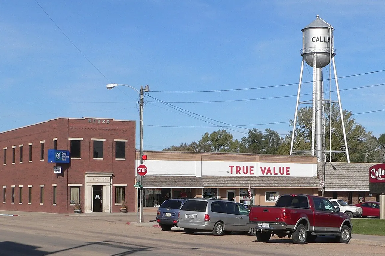 Downtown Callaway, Nebraska .
