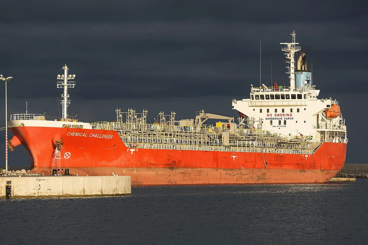 Chemical Challeger (ship, 2015) moored in the harbour of Sète, Hérault, France