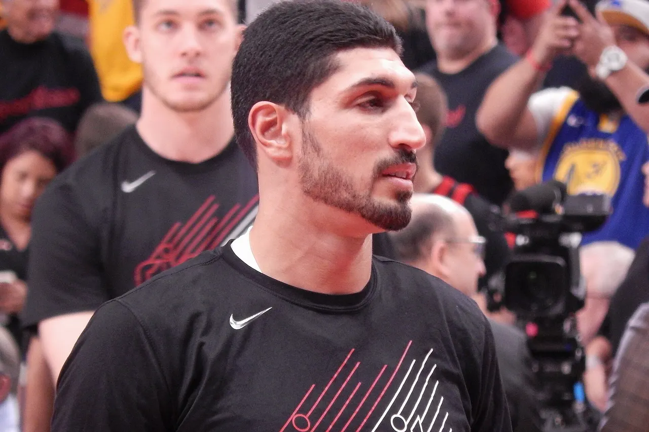 Enes Kanter #00 of the Portland Trail Blazers warms up before the game against the Golden State Warriors on May 18, 2019 at Moda Center in Portland, Oregon.