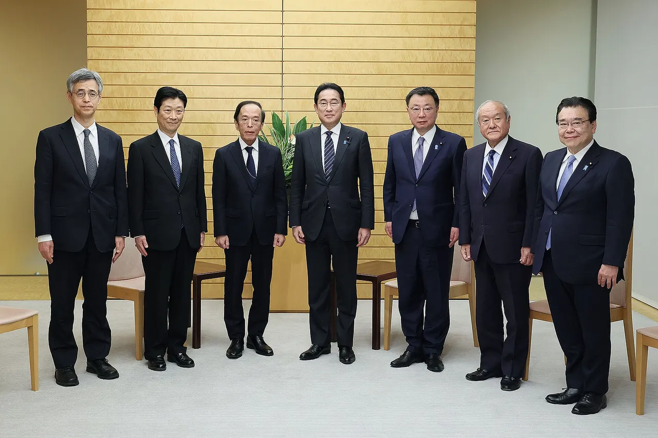 令和５年４月１０日、岸田総理は、総理大臣官邸で日本銀行の植田和男総裁と就任に当たって会談を行いました。