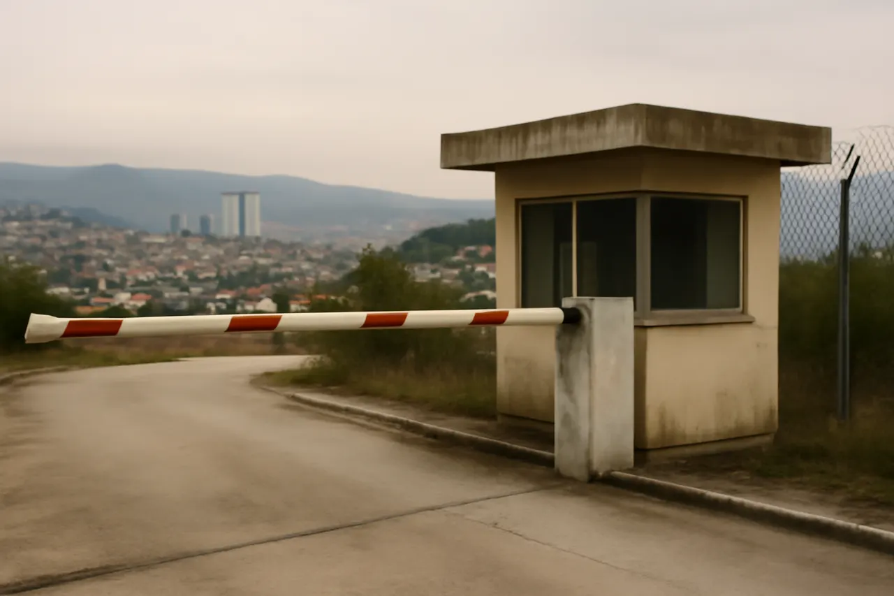 Grounded editorial scene illustrating Ratko Mladic, convicted for genocide during the 1992-95 Bosnian war, passed away at age 84 in The Hague after suffering multiple strokes.
