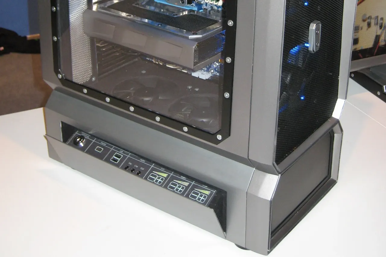 A PC case of the case modding contest at the Gamescom 2009
